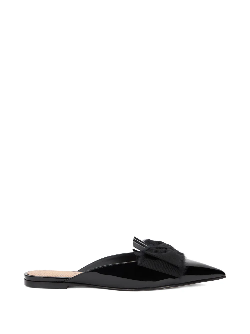 RED(V) bow slip-on loafers - Nero