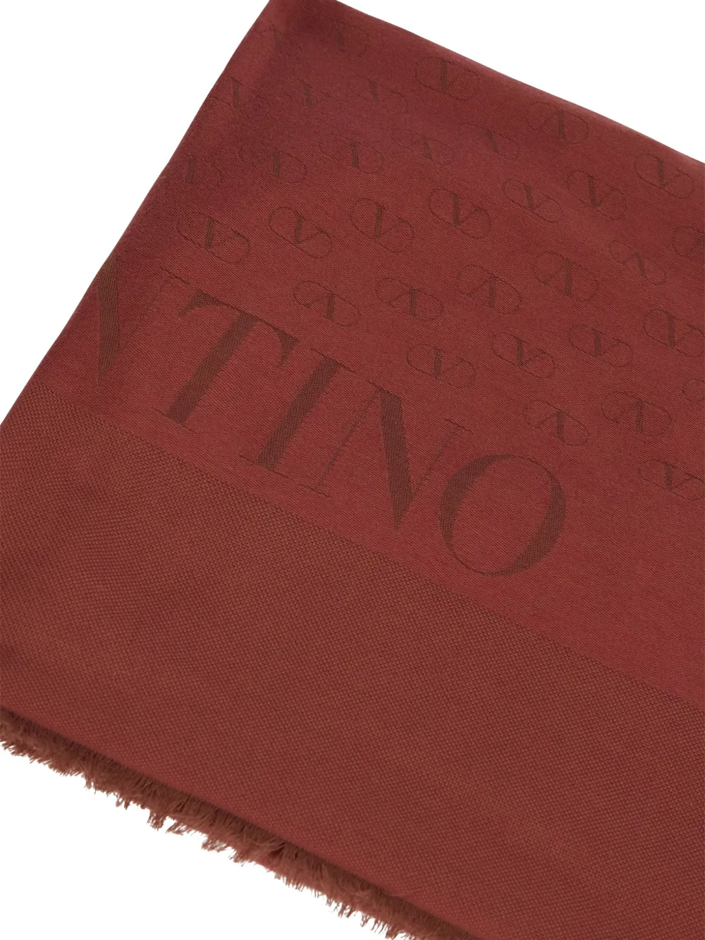 Valentino Garavani logo stole - Rood