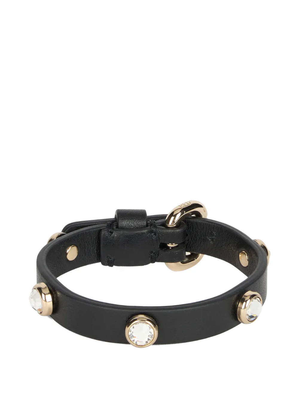 Valentino Garavani Buckle Embellished Bracelet In Gold