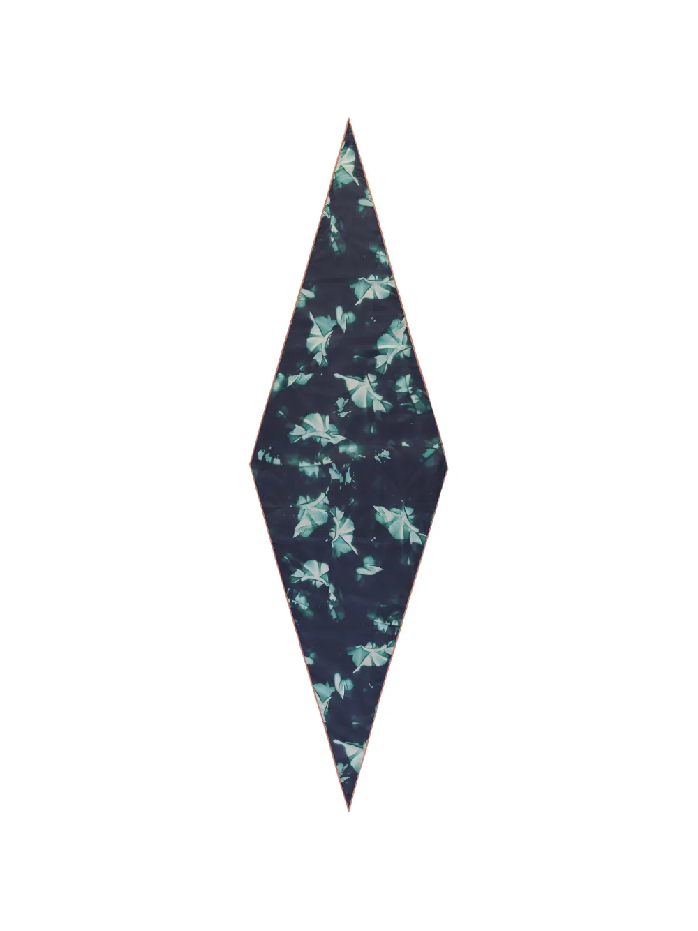 Zegna floral-print silk scarf - Blu