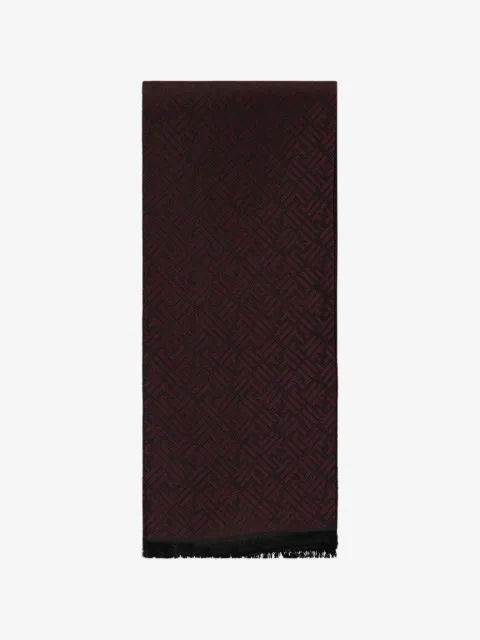 Zegna mascada con motivo geométrico