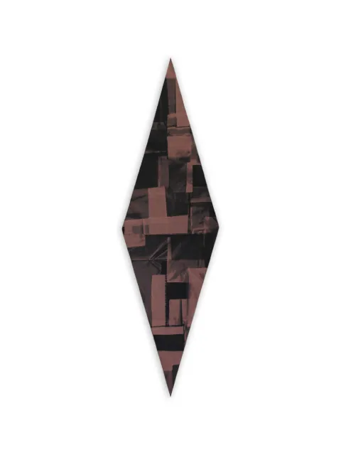 Zegna abstract-print diamond-shaped scarf