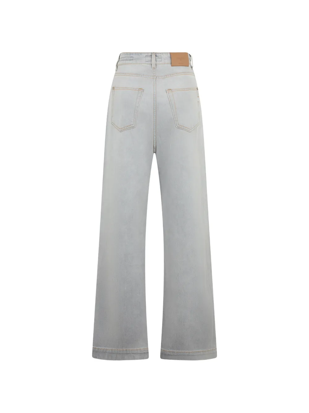 Moorer Zaira jeans met wijde pijpen Grijs