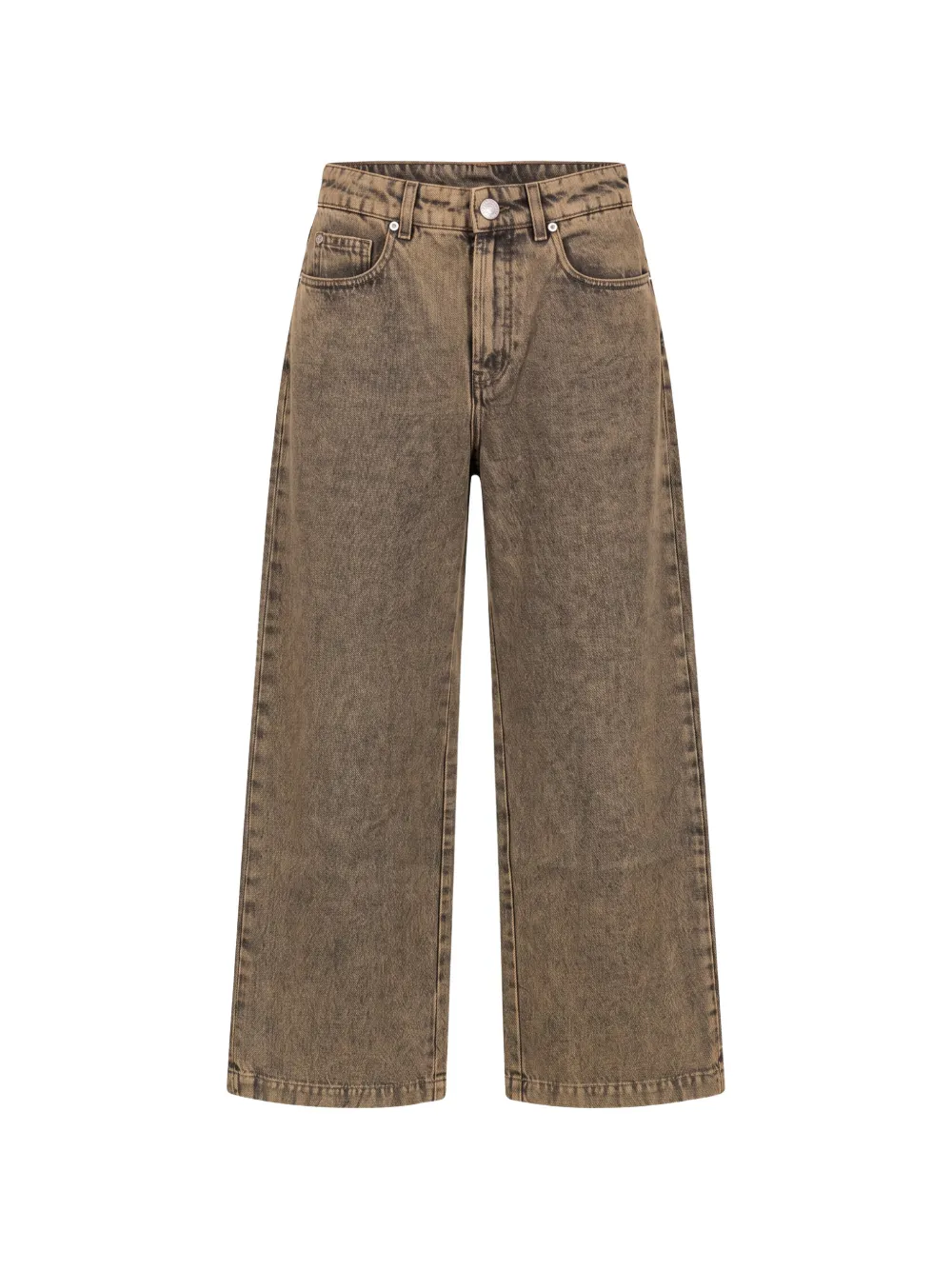 Moorer acid-wash wide-leg jeans - Toni neutri