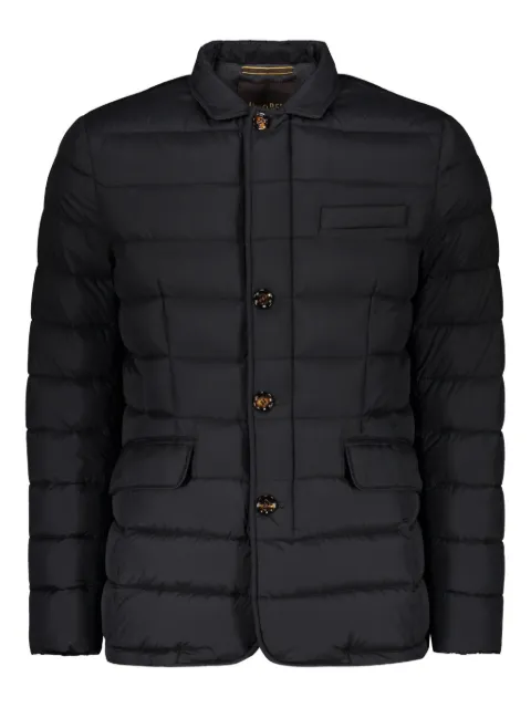 Moorer flap-pocket quilted jacket