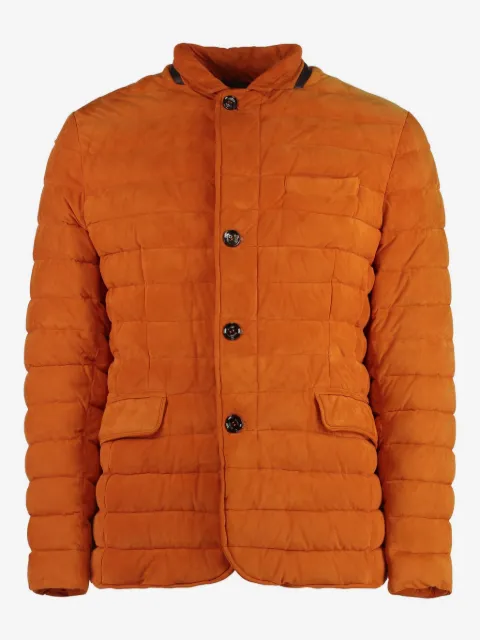 Moorer Zavyer leather padded jacket
