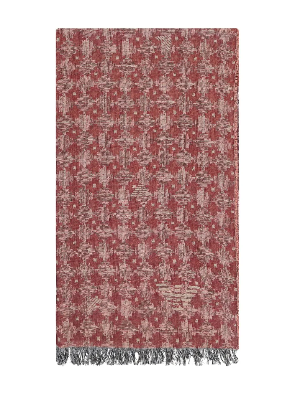 Emporio Armani floral-print scarf Rood