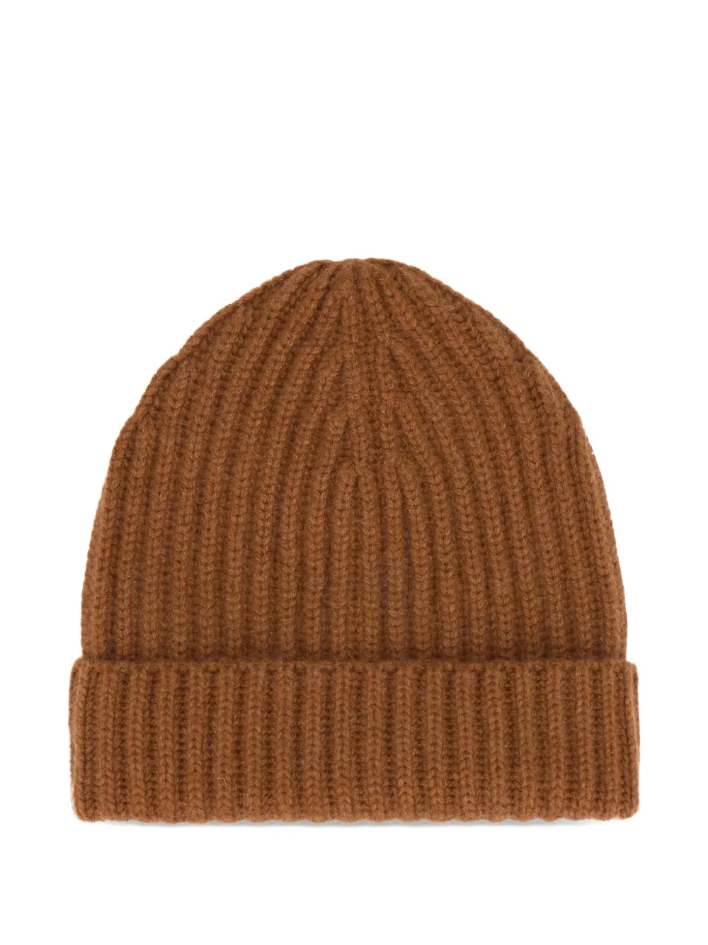 Malo ribbed beanie hat - Marrone