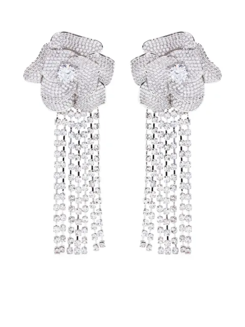 Self-Portrait aretes Crystal Curved