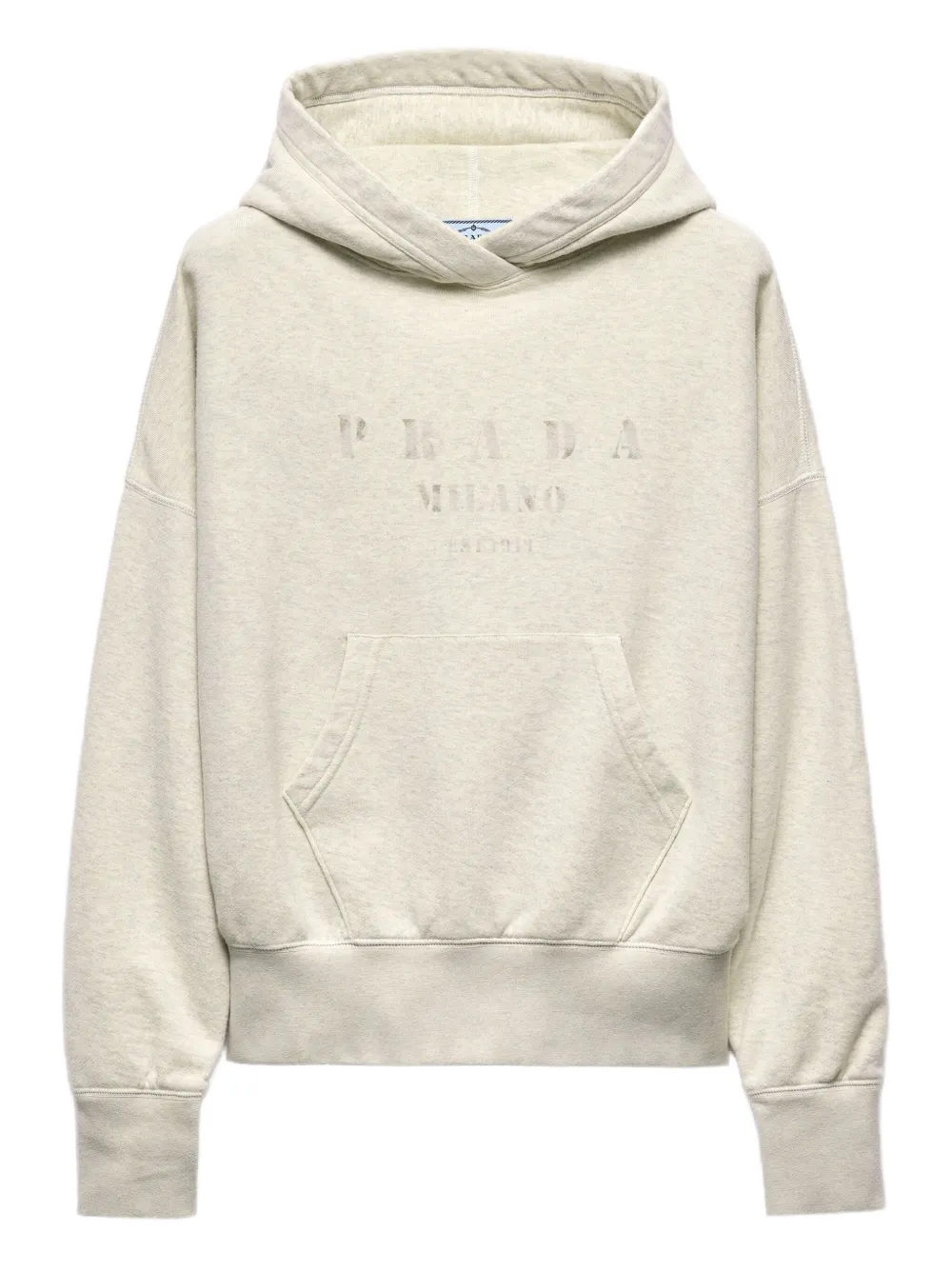 Prada Jersey hoodie Beige