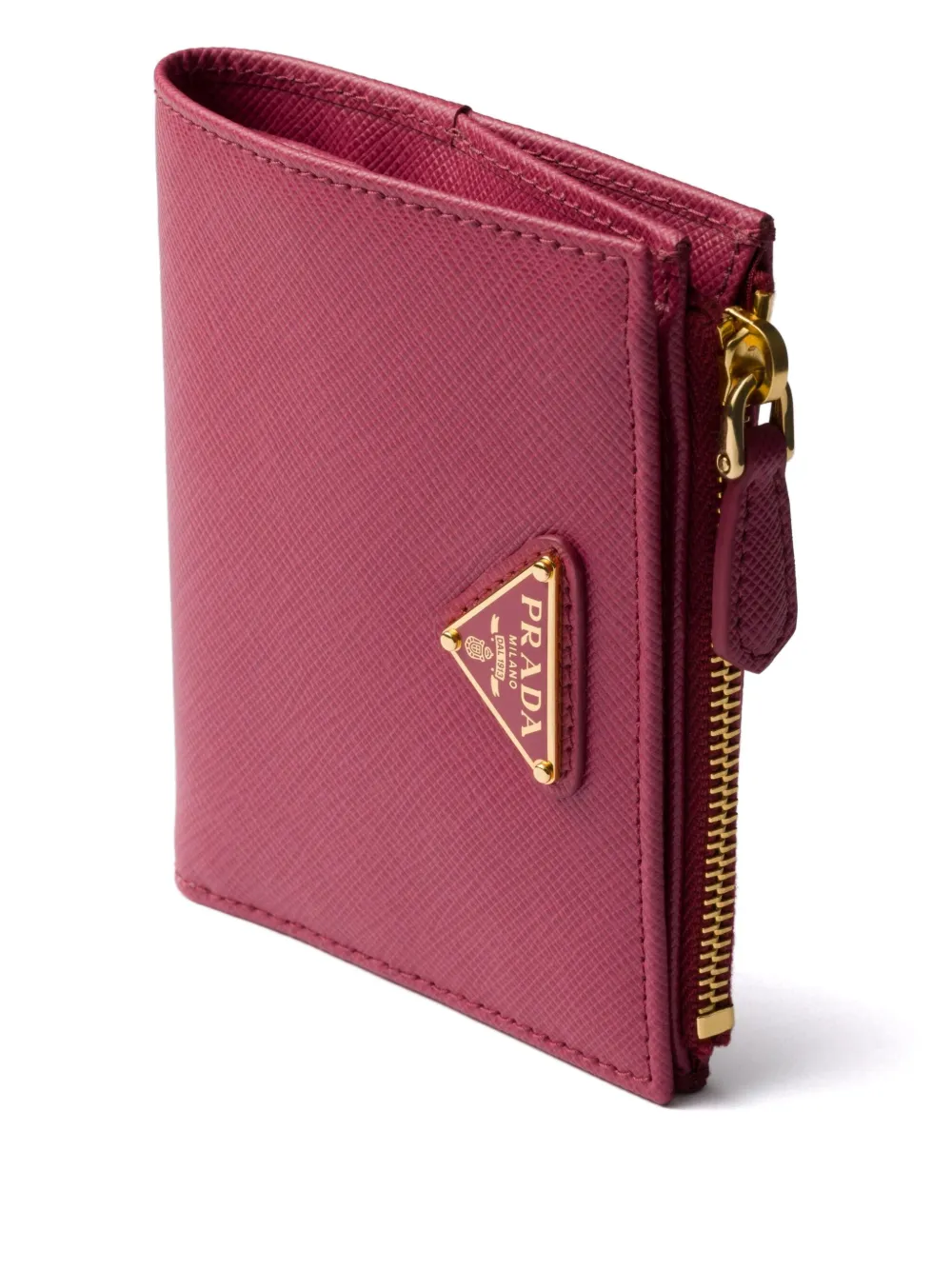 Prada Portemonnee van saffiano leer Roze