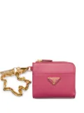 Prada small Saffiano wallet - Pink