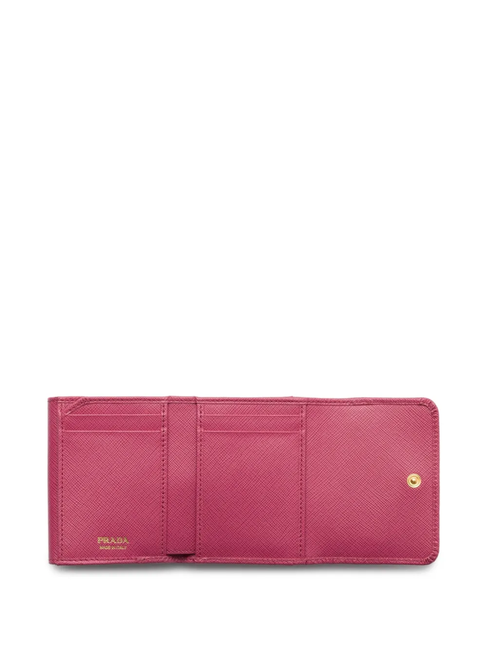 Prada Portemonnee van saffiano leer Roze