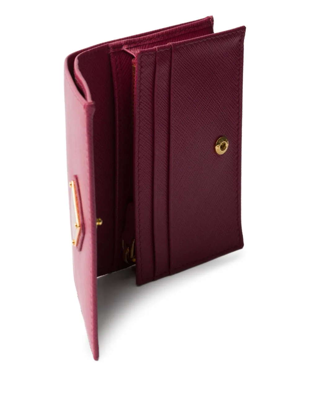 Prada Portemonnee van saffiano leer Roze