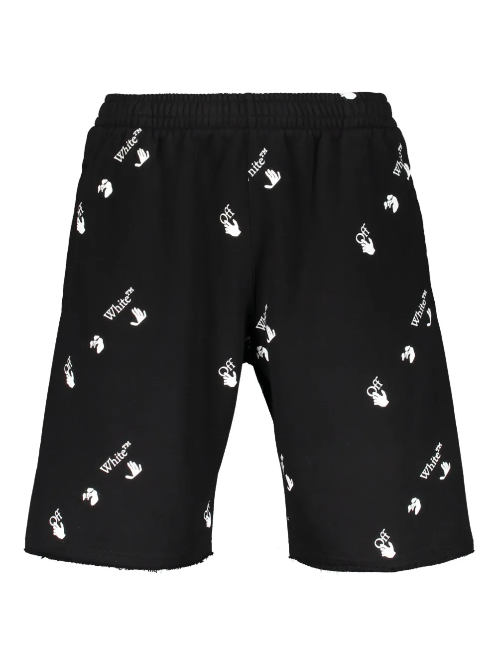 logo-print shorts