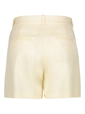 ショートパンツ FABIANA FILIPPI Women Shorts  Burmudas PAD265F291D623 5146 Stretch viscose and linen shorts, taupe for Women | Fabiana