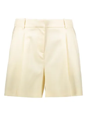 パンツ FABIANA FILIPPI Women Shorts  Burmudas PAD265F366L296 8179 Fabiana Filippi Pinstripe linen-blend Shorts | White | FARFETCH