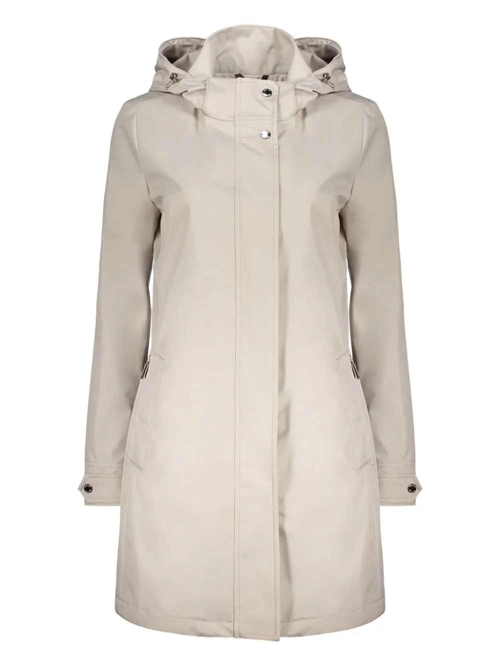 Moorer hooded parka coat Beige