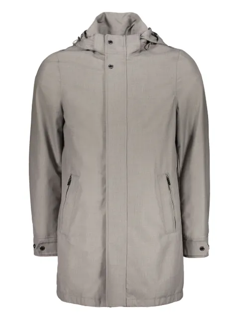 Moorer hooded-neck jacket