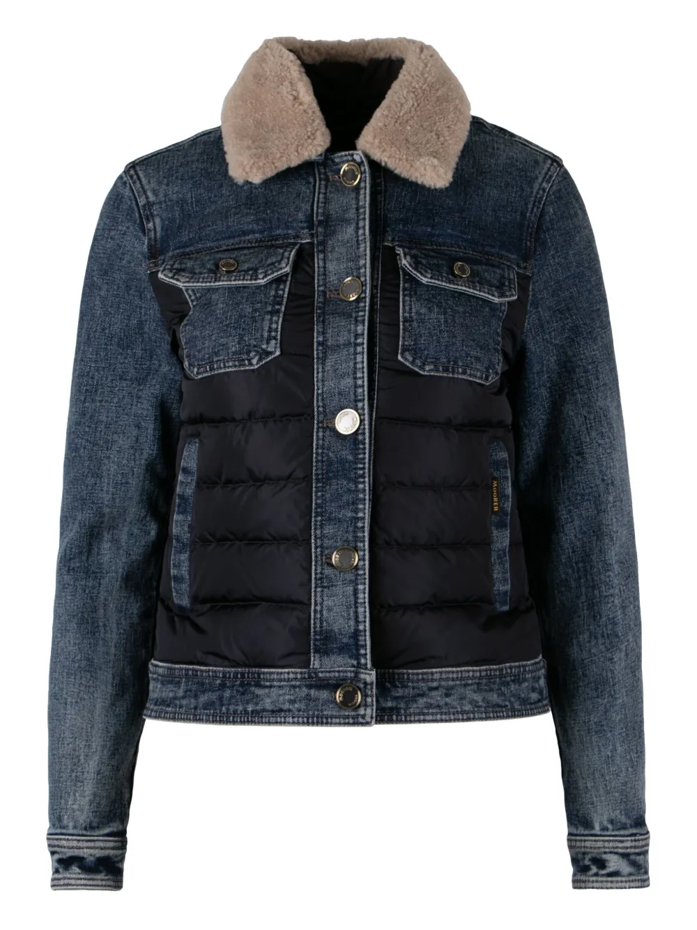 Moorer Petunia denim jacket – Blue