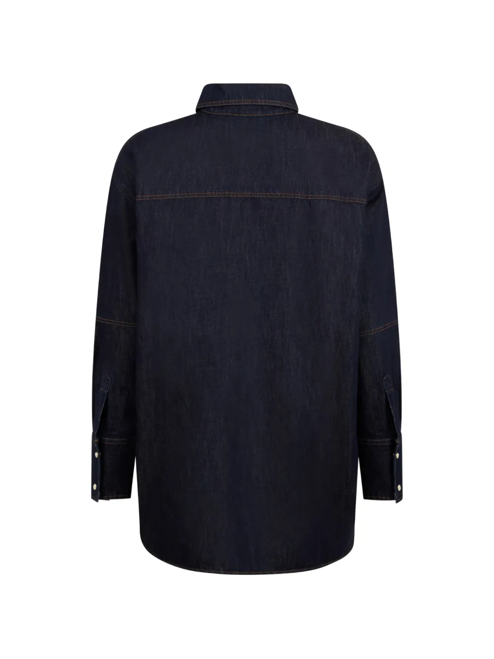 Moorer Denim jack Blauw
