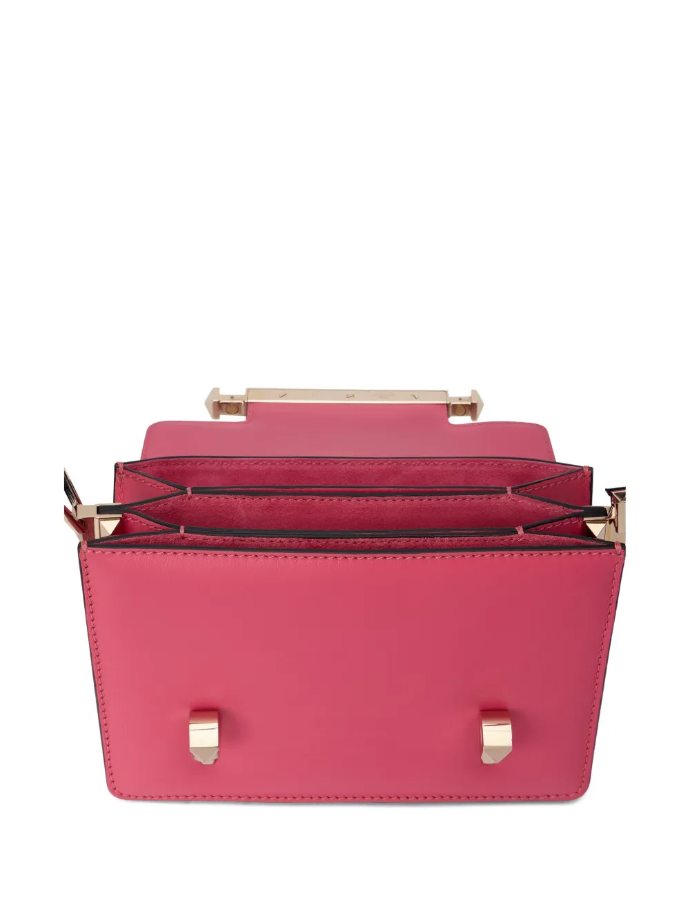 Valentino Hardware-detail Cross Body Bag In Pink