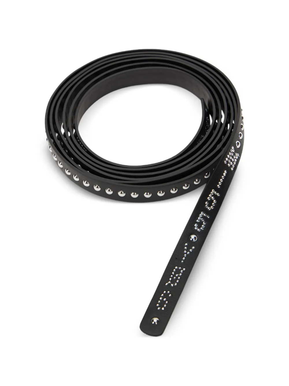 RED(V) studded belt - Nero