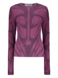 Paolina Russo virgin wool sweater - Purple