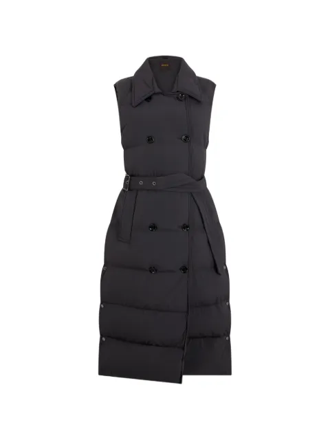 Moorer Rheakn quilted double-breasted midi gilet