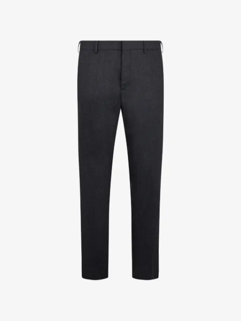 Moorer belt-loops trousers