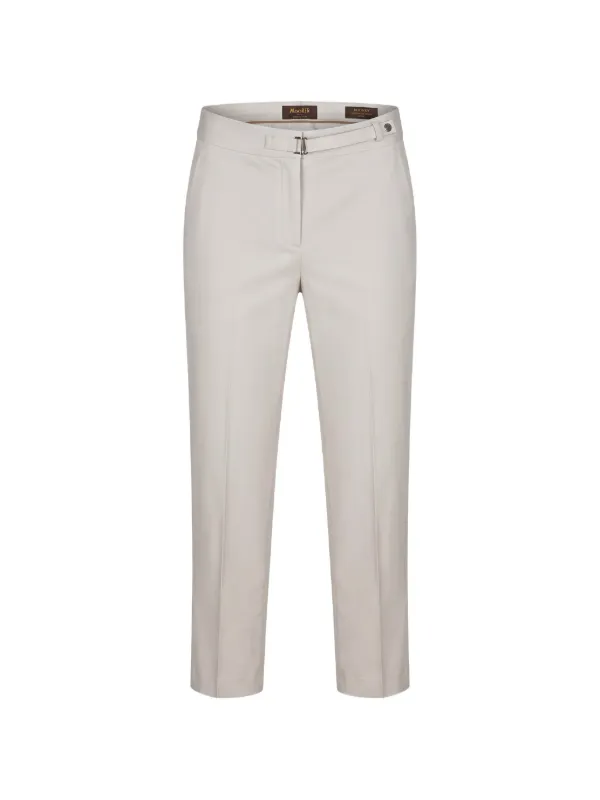 Moorer Rooney Belted Trousers in Neutrals