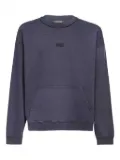 DSQUARED2 logo-rubberised sweatshirt - Blue