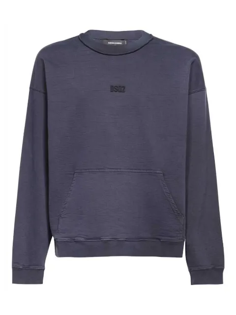 DSQUARED2 logo-rubberised sweatshirt