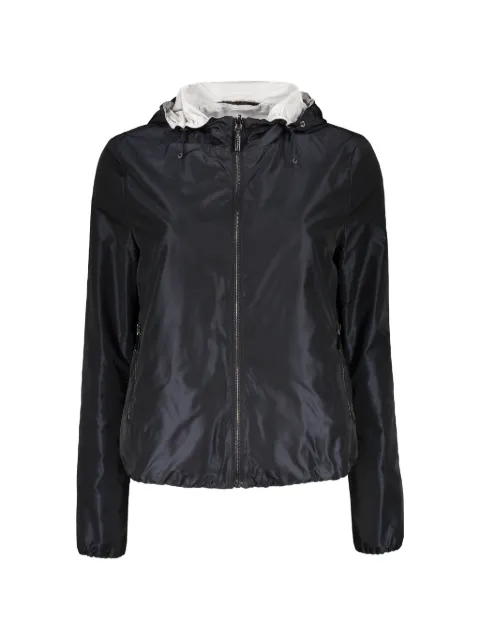 Moorer hooded lightweight jacket
