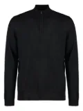 Moorer Terni virgin-wool half-zip sweater - Black