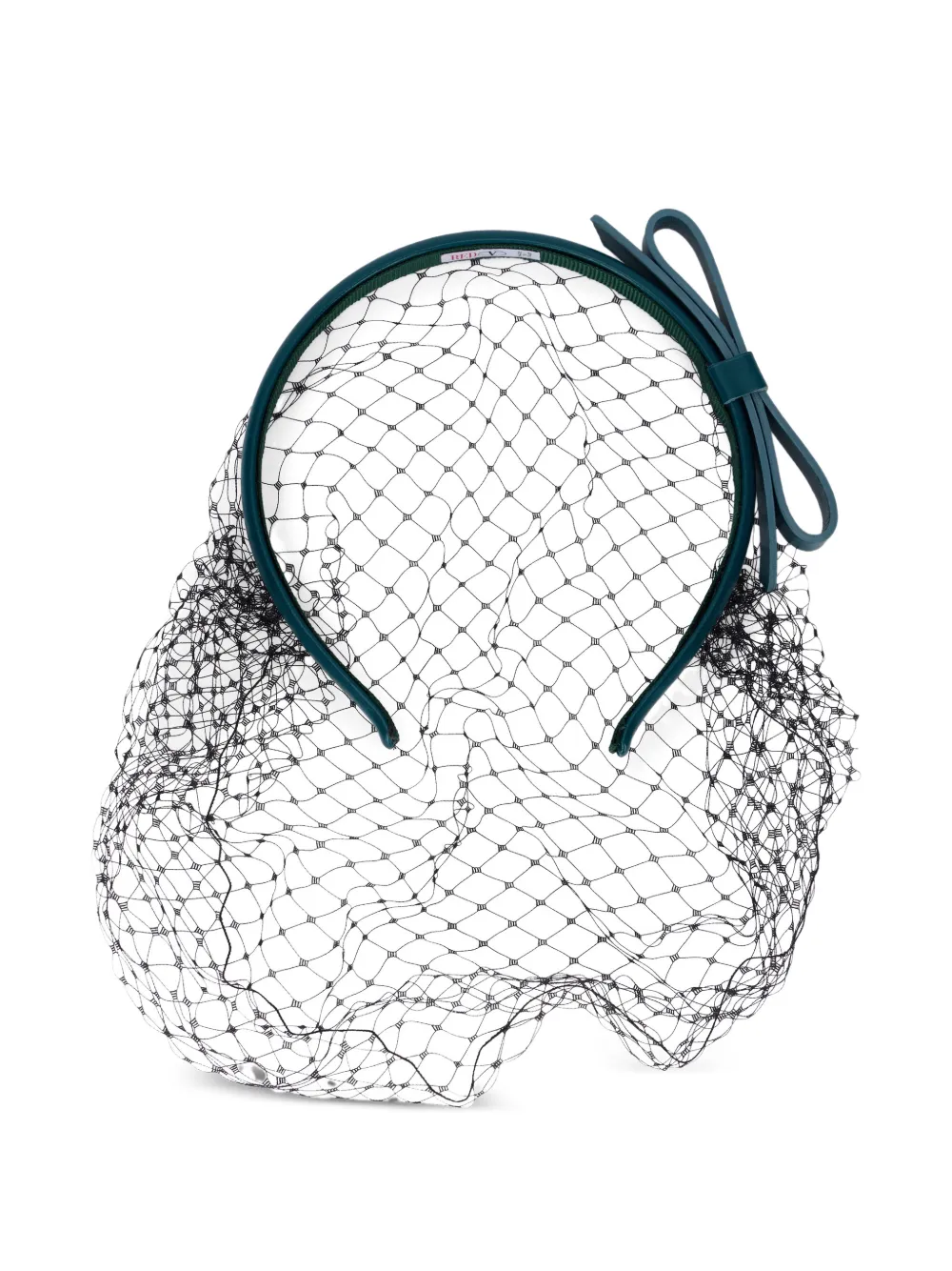RED(V) bow net headwear - Verde