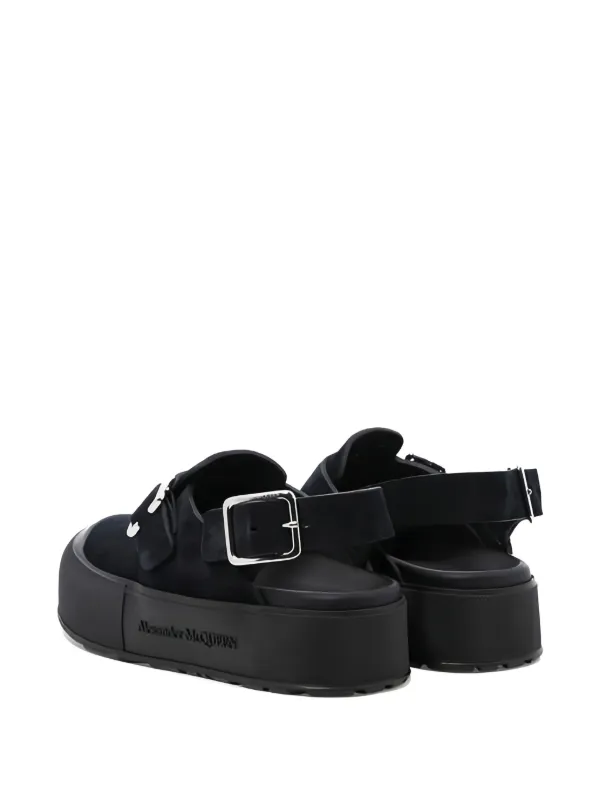 Alexander McQueen Platform Sole Sandals | Black | FARFETCH