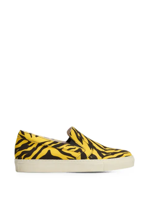 Moschino zapatillas slip-on con tigre estampado