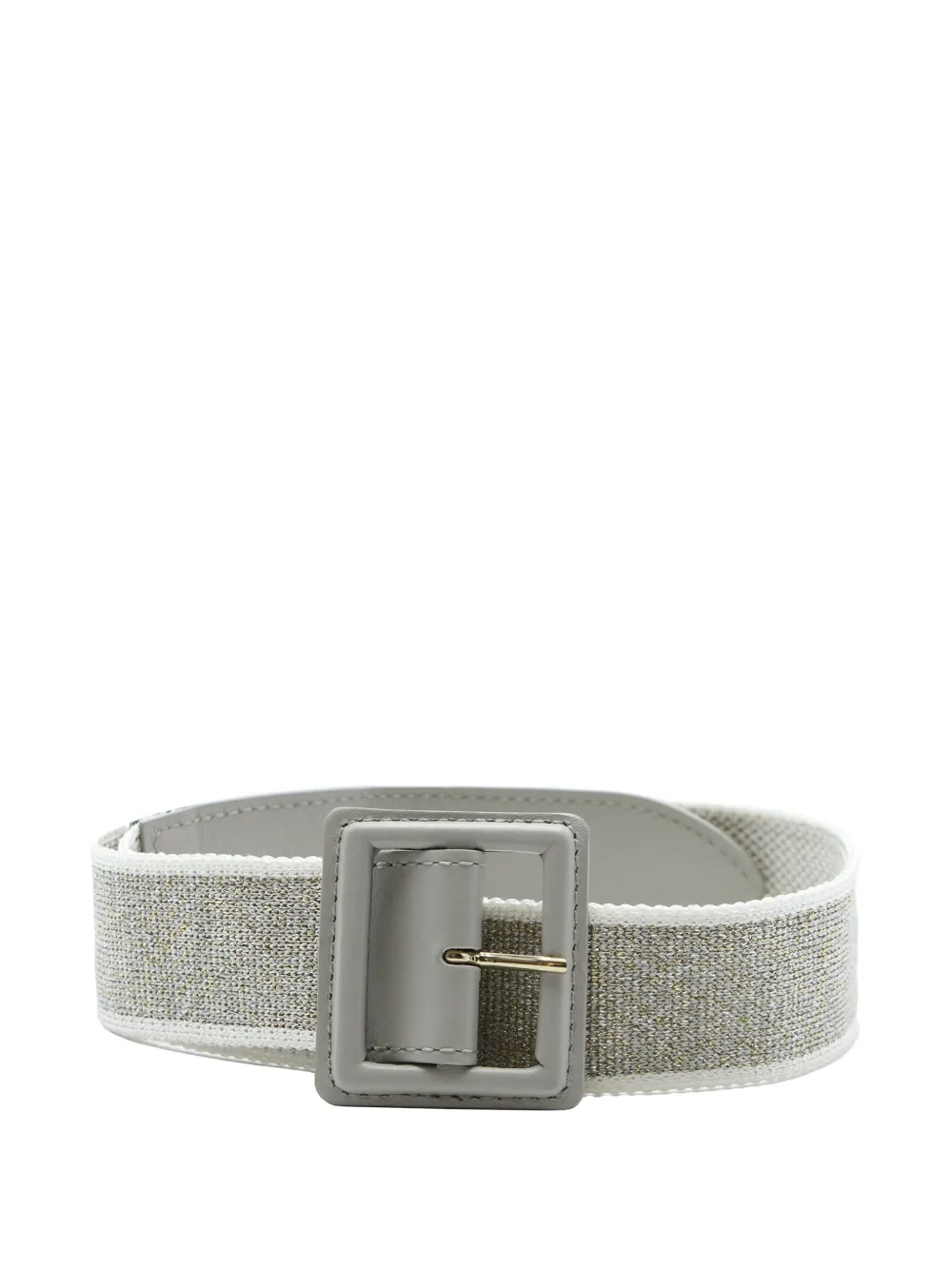 Shop Missoni Knitted Belt In Silver