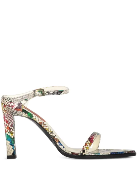 Missoni 90mm snakeskin-print sandals