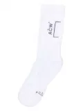 A-COLD-WALL* knee-high socks - White