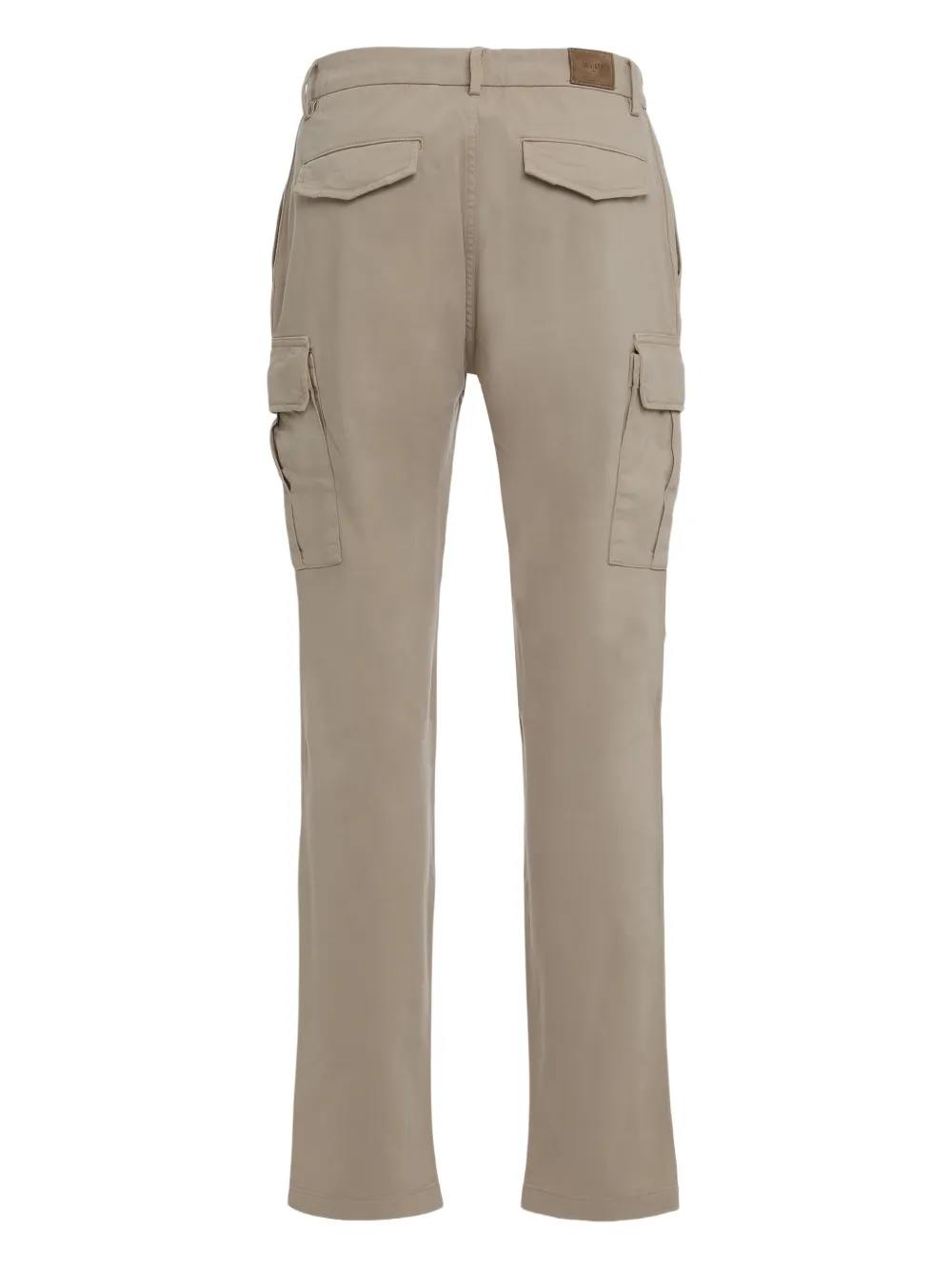 Moorer logo-patch cargo pants - Beige