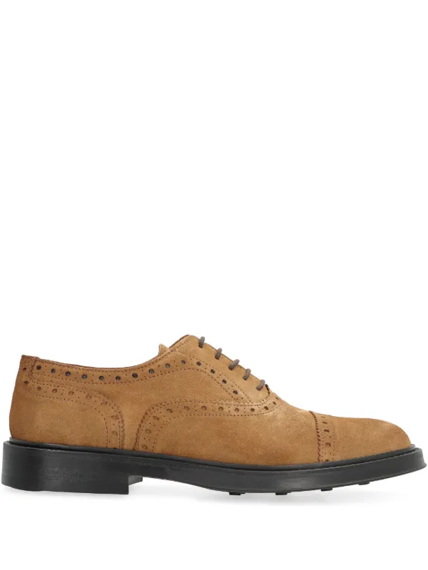 Bruno Magli Suede Oxford Shoes - Brown Bruno Magli Suede Oxford Shoes - Brown