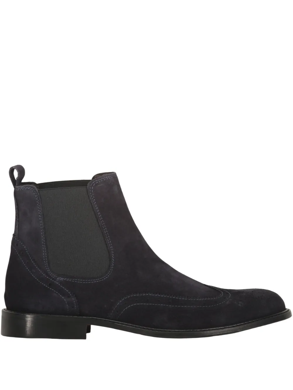 Bruno Magli suede Chelsea boots Blue