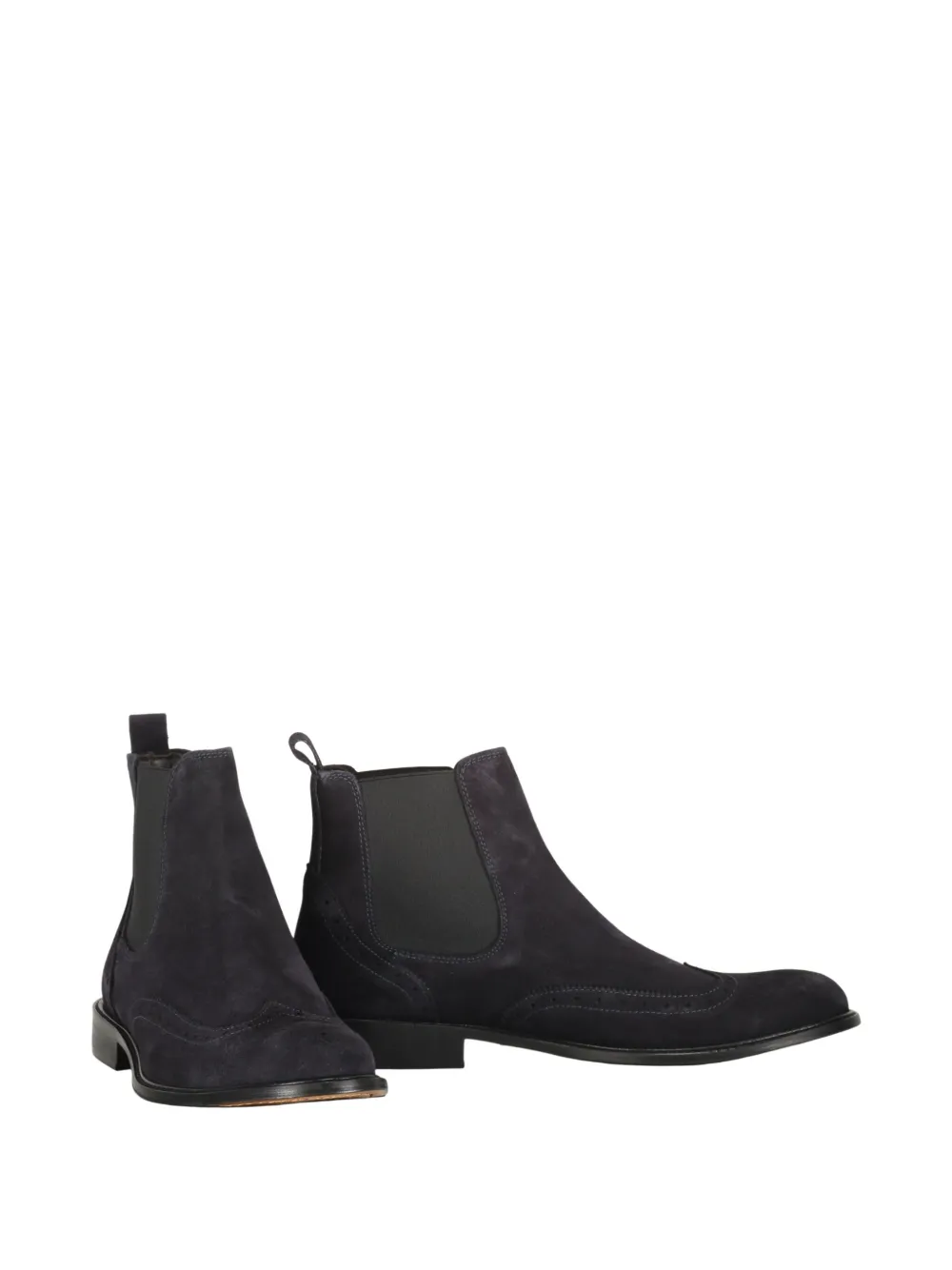 Bruno Magli suede Chelsea boots Blue