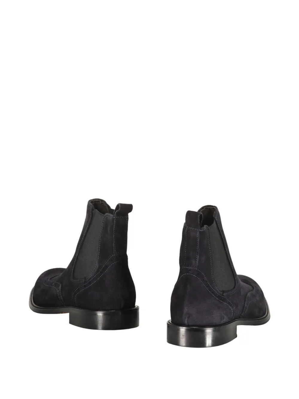 Bruno Magli suede Chelsea boots Blue