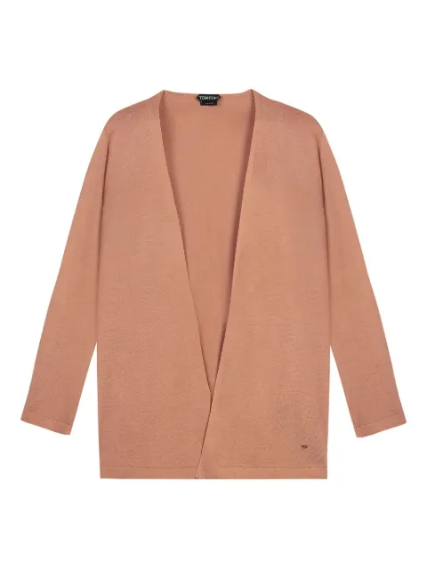 TOM FORD logo-plaque cardigan