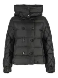 Moorer Collina hooded jacket - Black