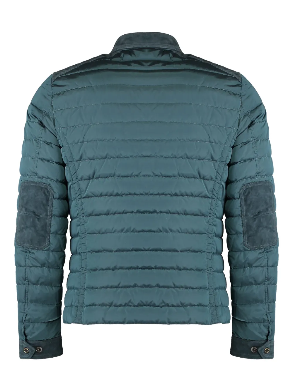 Moorer panelled quilted jacket Blauw