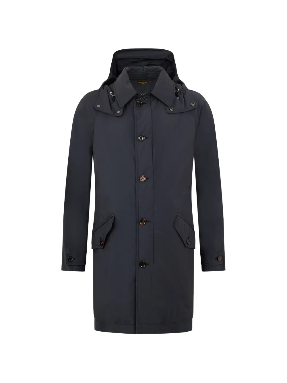 Moorer hooded cosimo coat - Blu